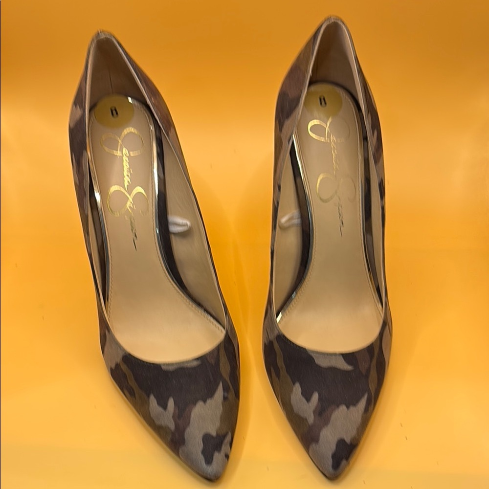 Jessica Simpson Camouflage Heels